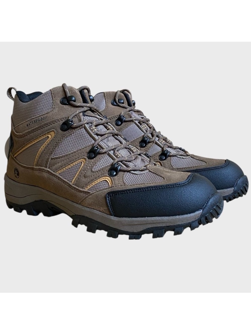 NWB Northside Snohomish Mid Waterproof Hiking Boots Men's Size 12 Tan Dark Honey